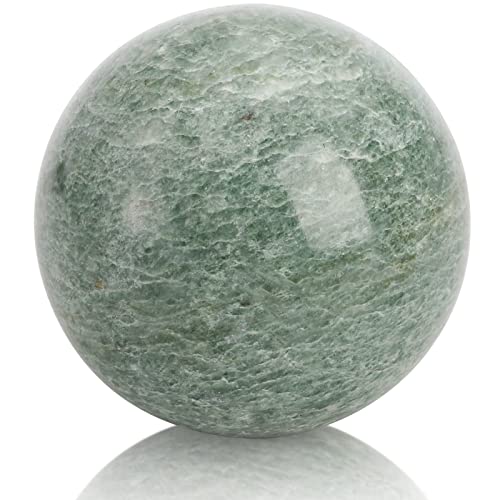 Lyellfe Set of 4 Marble Stone Baoding Balls, 2 Inch Meditation Balls with Box, Chinese Health Exercise Massage Ball for Ha...