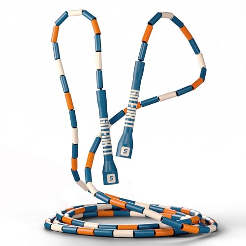 Sportbit Elite Beaded Jump Rope – Adjustable for Kids & Adults, Durable Fitness Skipping Rope for Cardio, Gym, Home & Outd...
