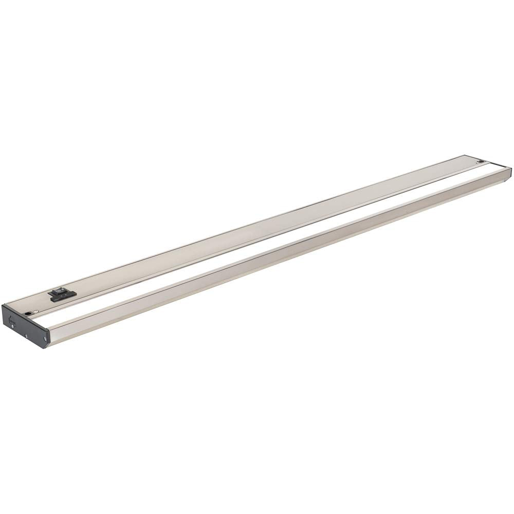 NSL LED Under Cabinet Lighting Dimmable, 3 Color Temperatures, 32 Inch, Satin Nickel, Model LTSPRO-32-SN