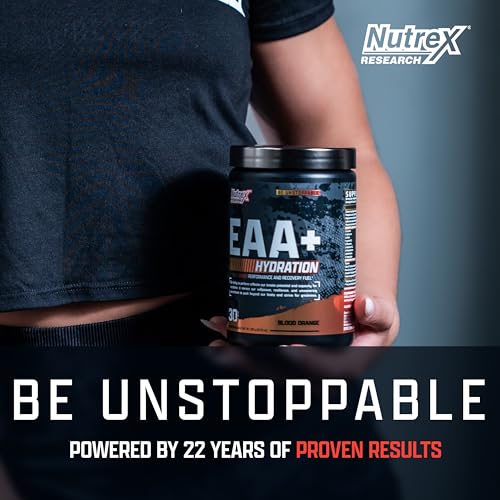 Nutrex Research EAA Hydration | EAAs + BCAAs Powder | Muscle Recovery, Strength, Muscle Building, Endurance | 8G Essential...