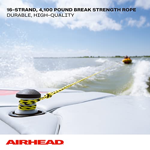 Airhead Tow Rope, 1-4 Rider Rope for Towable Tubes Multi, 9/16"