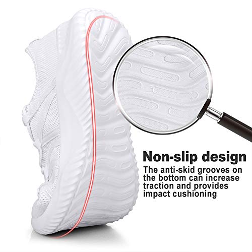 Feethit Mens Slip On Running Shoes Breathable Lightweight Comfortable Fashion Non Slip Sneakers for Men