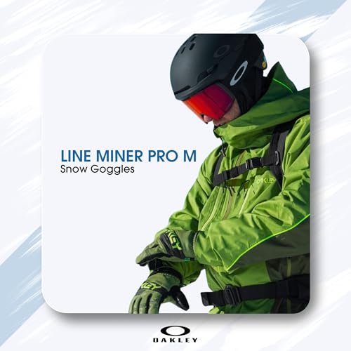 Oakley Line Miner Pro Ski Goggles For Men For Women Microfiber Cloth Bag + BUNDLE with Care Kit
