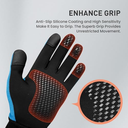 Amrta Winter Gloves for Kids Waterproof Thermal Boys Girls Cold Weather Warm Sport Touchscreen Soft Mittens, Children Anti...