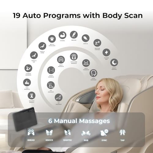 Osaki 4D Achilles l 360 Rotating Footrest l Full Body Massage Chair l Zero Gravity l 360 Kenading Calfrest l Lumbar Heatin...