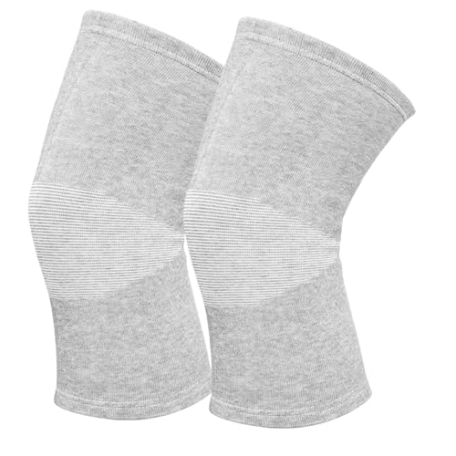 Bamboo Charcoal Knee Sleeve - Bamboo Knee Brace Bamboo Compression Knee Sleeve -Elastic Warm Knee Brace Bmboo Knee Sleeve ...