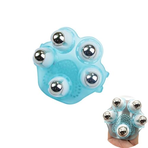 DeaHea Manual Massage Ball Roller Small Handheld Massage Therapy and Relax Tool Body Massager Gloves Leg Massage Tools for...