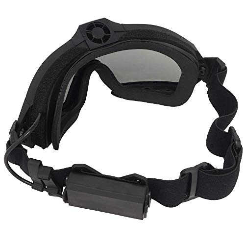 H World Shopping Airsoft Goggles Anti Fog with Fan and Interchangeable Lens Military Shooting Safety Goggles & Glasses