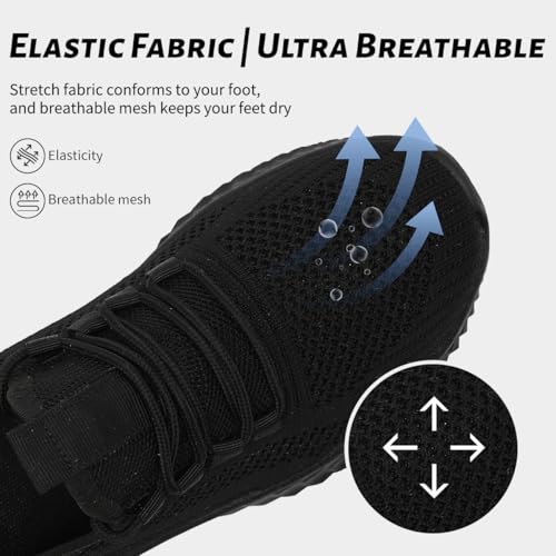 XKOWUO Women Walking Shoes Lightweight Breathable Comfortable Sneakers Non Slip Athletic Shoes Cushioned Running Slip Resi...