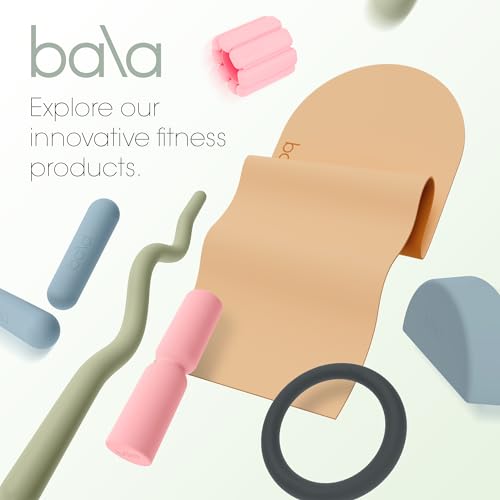 Bala Balance Blocks 2 Pack, Yoga Blocks for Working Out, (Sand) - Semi-Circular Yoga Accessories for Stretching & Exercise...