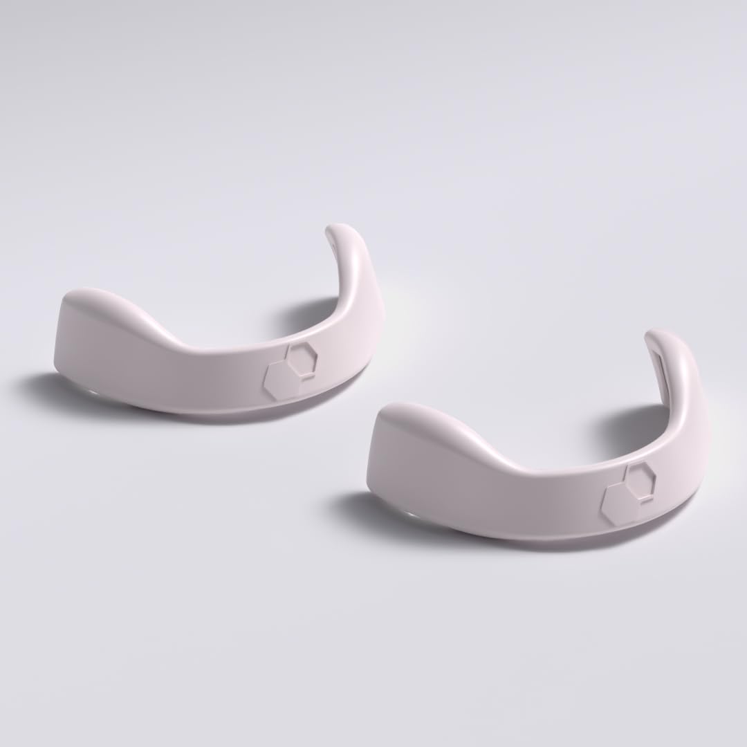Intake Breathing Extra Intake Bands (Pack of 2), Large (L1), Matte White. (Tabs NOT Included)