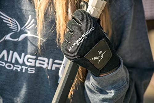 Hummingbird Sports Girls Genuine Leather Lacrosse and Field Hockey Gloves