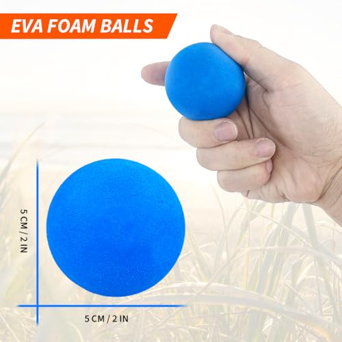 Pandahero Beach Paddle Ball Replacement Set - 12 Colorful High Visibility Waterproof Balls, Suitable for Smash Ball, Pro K...