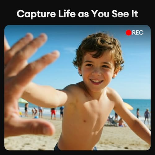 QxzPower 1080P HD AI Smart Camera Glasses, 8MP Camera Bluetooth 5.4 Recording Glasses, Dual Mic ENC Noise Reduction, Blue ...