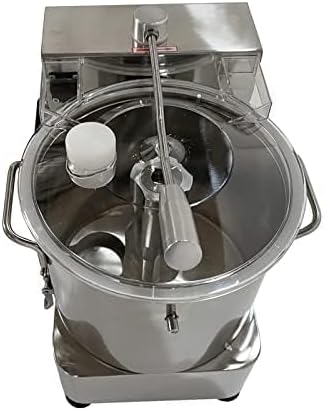 12L Commercial Food Processor, Stainless Steel Electric Meat and Vegetable Chopper 2000W, Adjustable Speed for Fruits Grains Peanut Ginger Garlic 110V