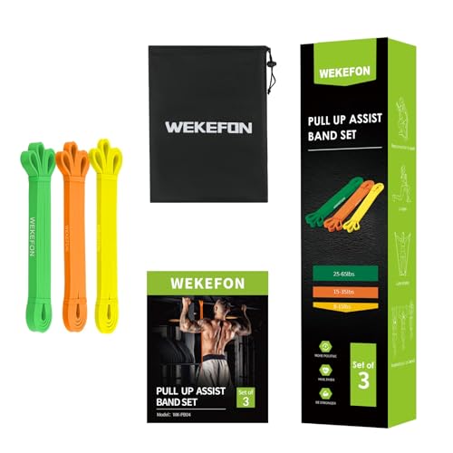 Resistance Bands Set, Pull Up Assist Bands - Stretch Resistance Band - Mobility Band Powerlifting Exercise Bands for Resis...
