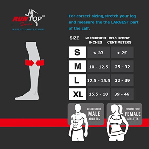 RUNTOP Shin Sleeves Guards for Rope Climbing Deadlifting Weightlifting Powerlifting Cross Fitness Training Box Jumping Leg...