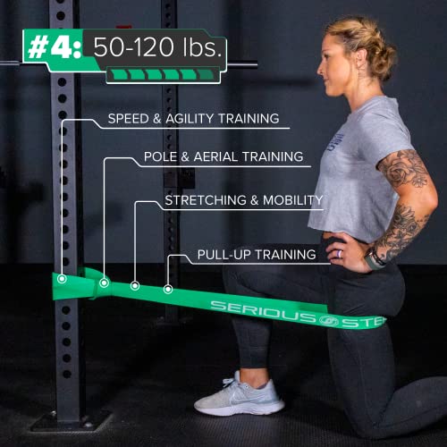 SERIOUS STEEL FITNESS Assisted 41" Pull-Up Band, Resistance & Stretch, Powerlifting & Pull-up Assist Loop (Single Band)