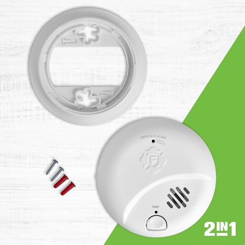 First Alert SMICO110, 10-Year Battery Combination Smoke & Carbon Monoxide Alarm, 1-Pack
