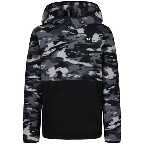 Under Armour boys Pullover Hoodie Sweatshirt, Soft & Comfortable Fleece, Outdoor Collection