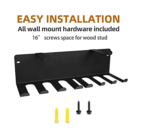 2 Tier Multi-Purpose Heavy Duty Storage Rack for Resistance Bands, Straps, Jump Ropes, Foam Rollers, Chains, Weight Belts,...