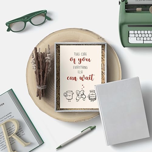 Encouragement Get Well Soon Card for Her Him, Surgery Recovery Gift for Women Men, Cheer Up Card for Friends Family Cowork...