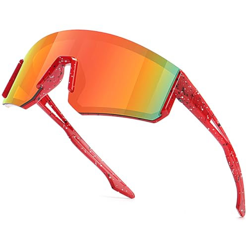 SEKKAF Youth Baseball Sunglasses for Boys Girls Age 6-12 Softball Cycling Sports Sunglasses for Kids Lightweight Frame