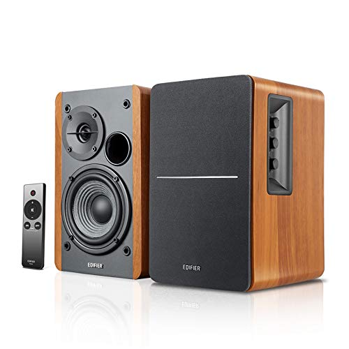 Edifier R1280Ts Powered Bookshelf Speakers - 2.0 Stereo Active Near Field Monitors - Studio Monitor Speaker - 42 Watts RMS...