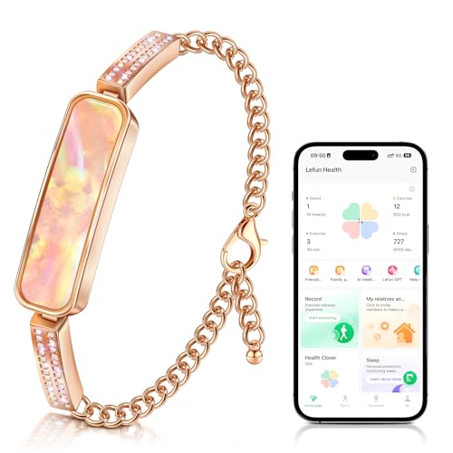 DOSUKE Fitness Tracker Bracelet for Women, Heart Rate & Blood Pressure Monitor Oxygen Sleep & Activity Tracker Step & Calo...