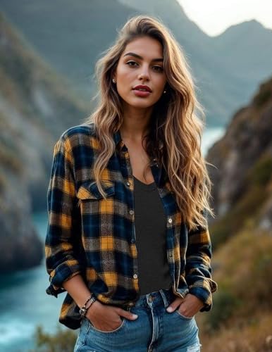 Ekouaer 3 Pack Long Sleeve Shirts for Women V Neck T Shirt Fall Casual Tops Basic Base Layer Undershirts Tees 2025 S-XXL