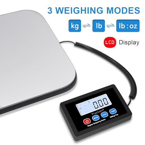 Fuzion-LiftX Shipping Scale, 440LB/200KG x 10g Digital Postal Scale, Hold/Tare Function, Shipping Scale for Packages Small...