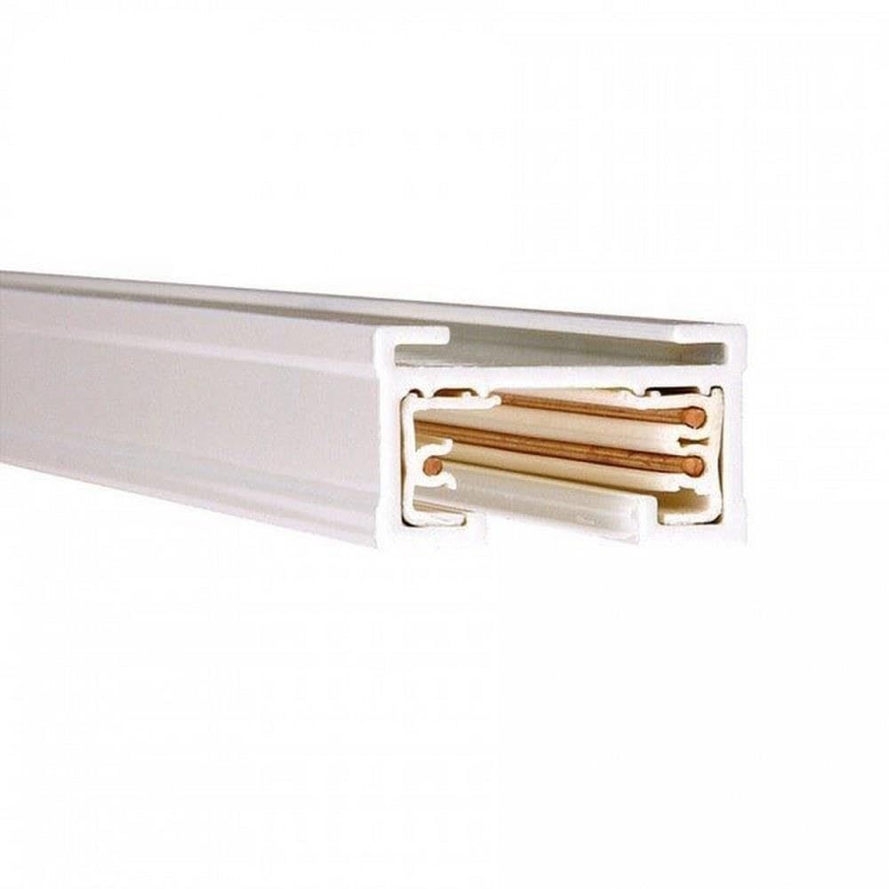 WAC Lighting J2-T4-WT Track Two Circuit Light Fixture, 4 Feet, White