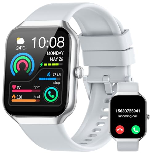 Smart Watch for Men Women (Answer/Make Call), 1.96" HD Smartwatch with Heart Rate/Sleep Monitor/Pedometer/Calories, 113+ S...