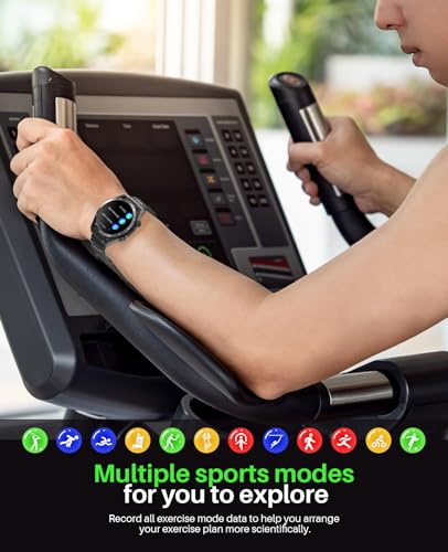 EarlySincere Smart Watches for Men with Blood Pressure, 1.39" HD Fitness Watch, Smartwatches with Heart Rate Blood Oxygen ...