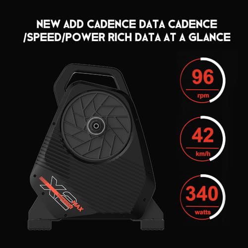 ThinkRider X2Max Smart Bike Trainer Cycle Trainer Bicycle Trainer, Quiet Portable Design for Indoor Driving, Simulates 18%...