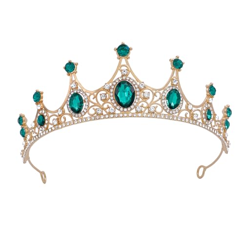 FORSEVEN Crystal Tiaras Birthday Crown for Women Wedding Rhinestones Princess Party Headbands Hair Accessories for Women H...