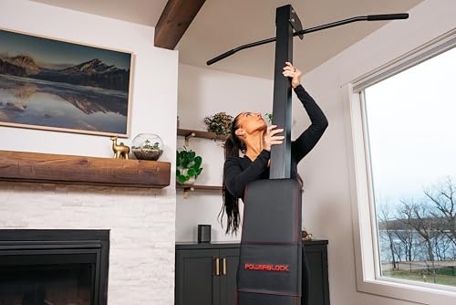 PowerBlock PowerBench 2.0 Chin-Up Attachment – Adjustable Pull-Up Bar for Home Gym Strength Training