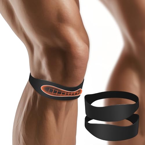 OPOX 2PCS Patella Band, Patellar Tendon Support Strap for Knee Pain and Tendonitis, Knee Brace for Women & Men, Patella Su...