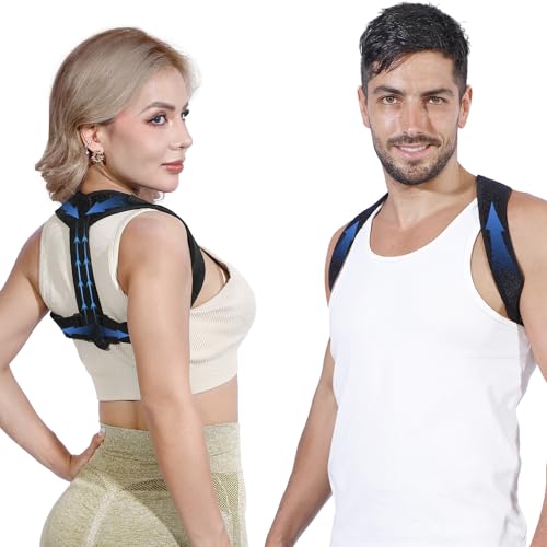 Posturace Posture Corrector for Women & Men - Adjustable Upper Back Brace Straightener Suitable for Lumbar, Shoulder, Nec...