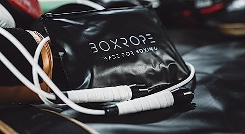 BOXROPE, A Jump Rope Made For Boxing, Tangle-Free, 15% Heavier Than A Normal PVC Rope, Boxer Jump Rope, Adjustable, Includ...
