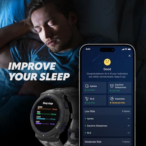 Amazfit Active Edge Smart Watch with Stylish Rugged Sport & Fitness Design, GPS, AI Health Coach for Gym, Outdoor, Workout...