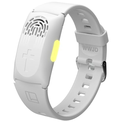 LIAISE Wearable Audio Wrist Band, WWJD Bracelet and Audio Bible, 300+ Verses from NIV, Jesus Bracelet Speaker, Christian W...