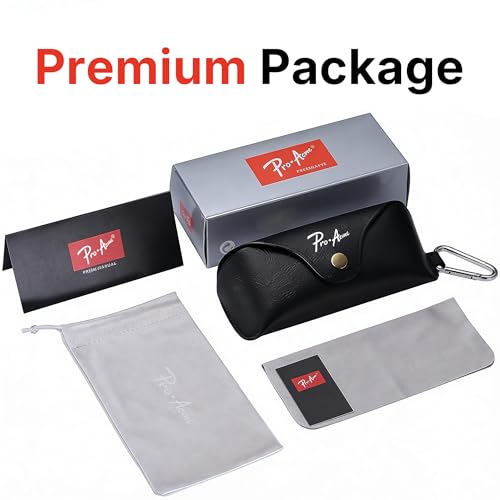 Pro Acme Small Square Sunglasses for Women Men 100% Real Glass Lens Hexagonal Frame