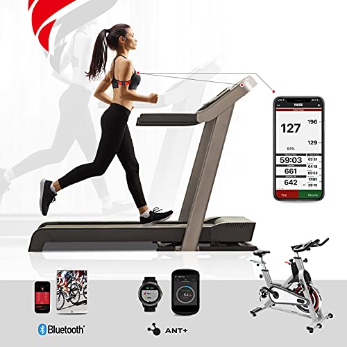 FITCENT Heart Rate Monitor Armband, Bluetooth ANT+ Optical Heart Rate Sensor Arm Band, Rechargeable Fitness Tracker for Pe...