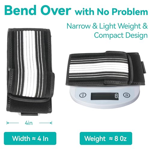 Lightweight Back Brace for Lower Back Pain Under Clothes - Relief from Sciatica, Hip and Spine Pain - Breathable & Adjusta...