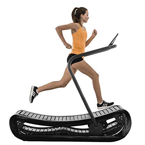 Sprintbok Curved Manual Treadmill by NOHrD - Black