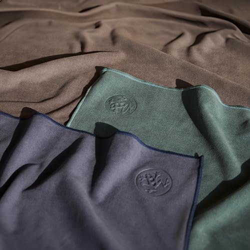 Manduka eQua Hot Yoga Mat Towel - 72" | Instant Moisture Activated Grip | Ultra Soft Microfiber | Quick Dry, Daily Use Rea...