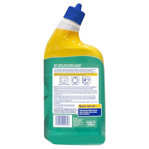 Zep Acidic Toilet Bowl Cleaner, 32 Oz