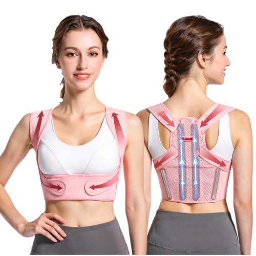 Back Brace Posture Corrector for Women - Adjustable Upper Posture Support Bras for Neck Shoulder Back Straightener - Comfo...
