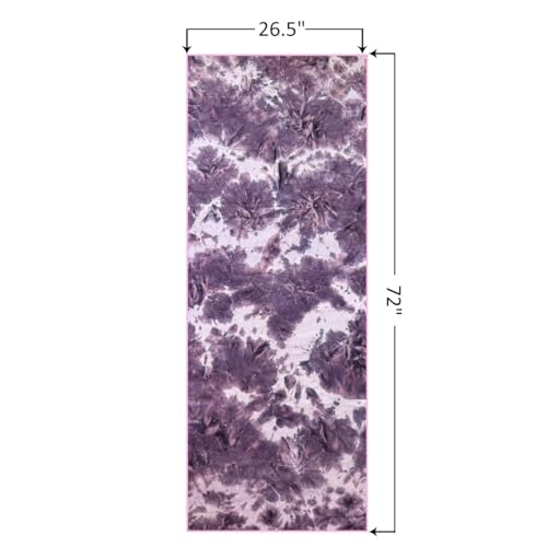 Eunzel Hot Yoga Towel Non-Slip Yoga Mat Towel Ultra-Absorbent Microfiber Towel for Hot Yoga, Pilates，Bikram and Workout 2...